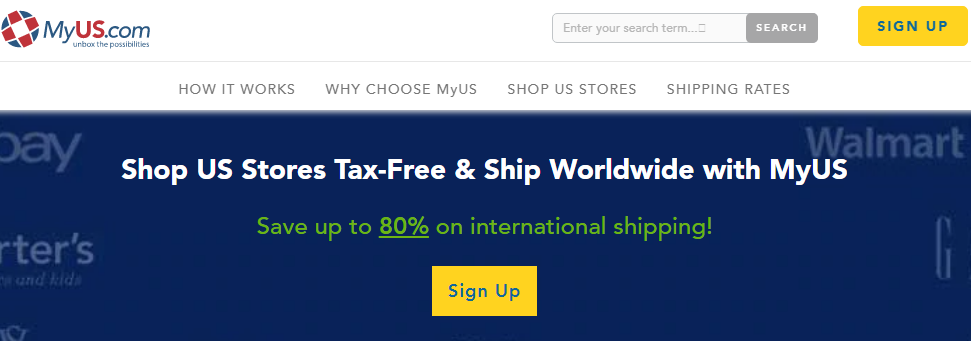 MyUS.com Coupons On Shipping