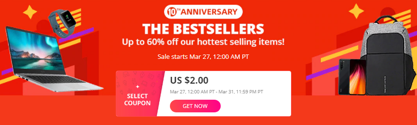AliExpress hottest selling items up to 60% off