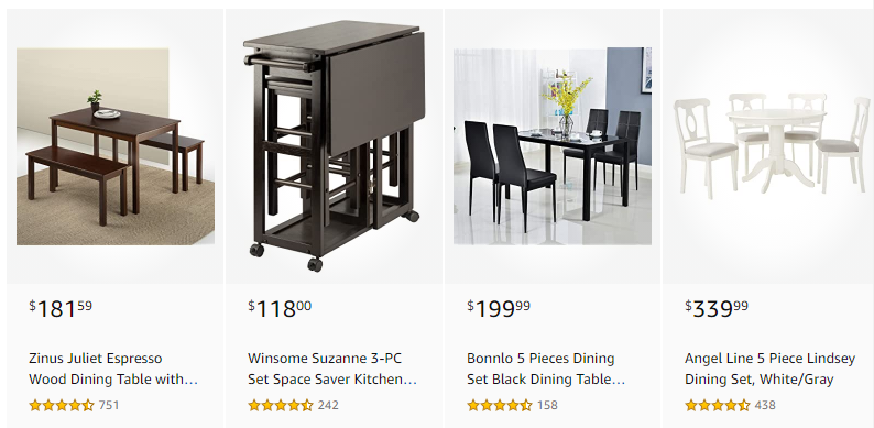 Amazon table and chair sets coupon