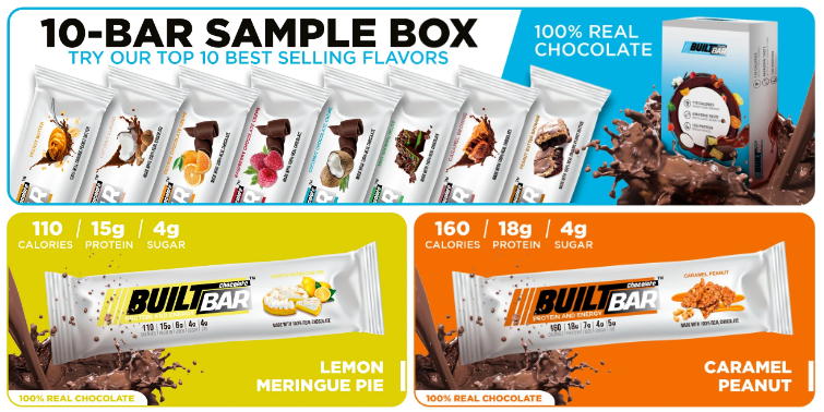 Built Bar Coupon Code Sample Box