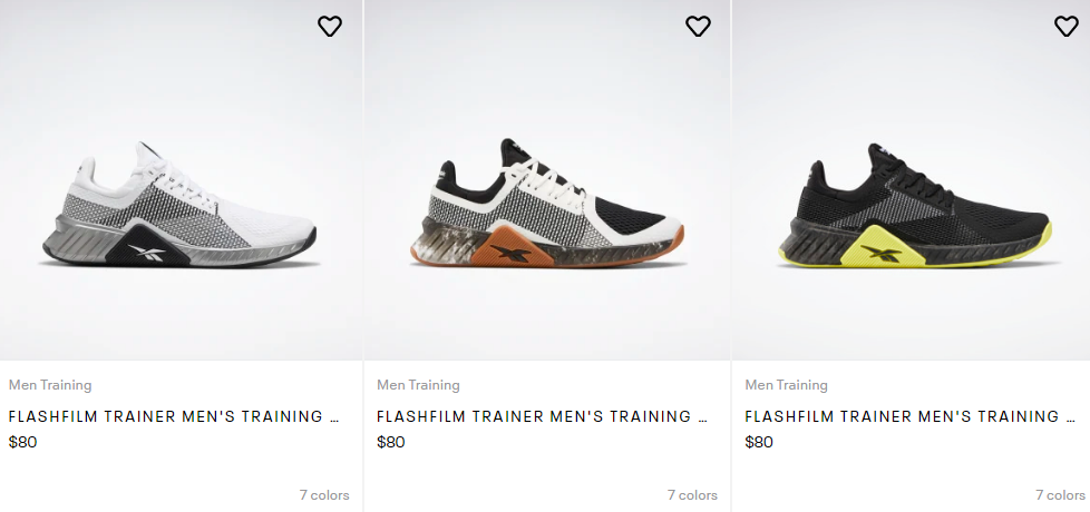 reebok running shoes discount