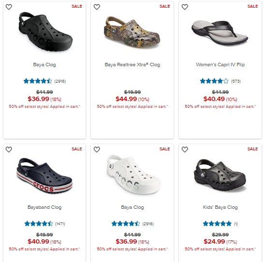 crocs free shipping