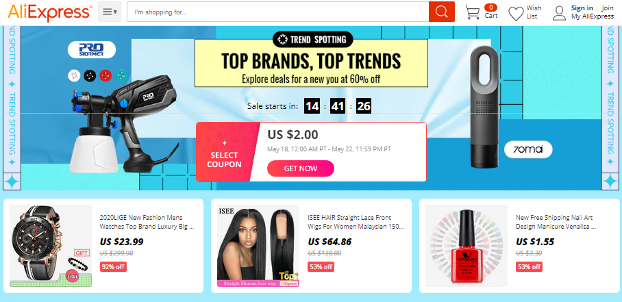 aliexpress coupons top trends