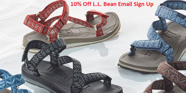 l l bean email sign up discount