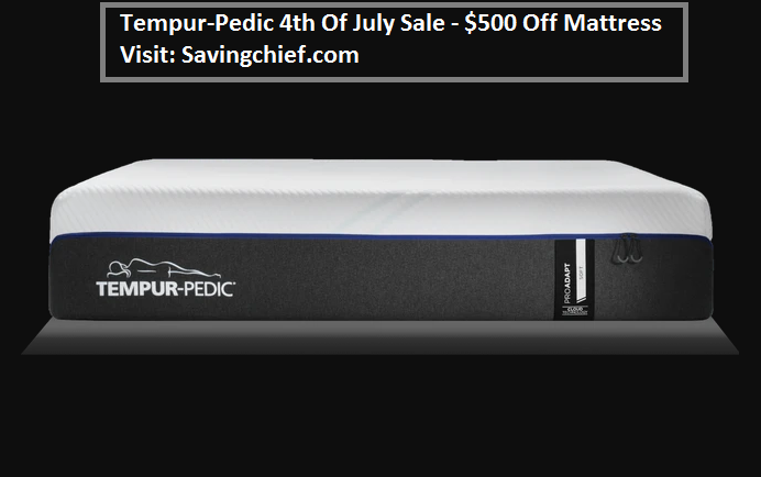 tempur pedic 4th of july sale