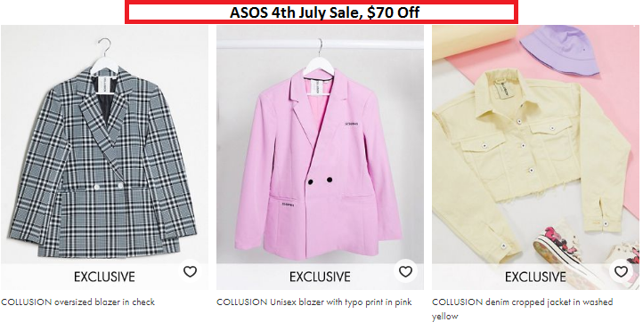asos 4th of July sale code