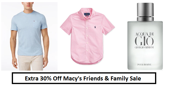 macy's friends and family coupon