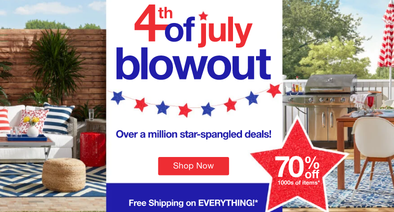 overstock 4th of july sale