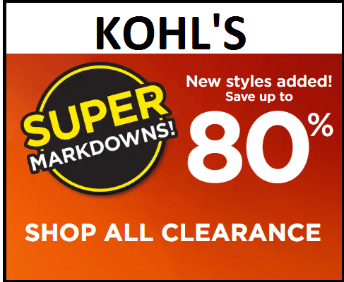 Kohl's Clearance Deals - HUGE Savings Up to 76% Off!