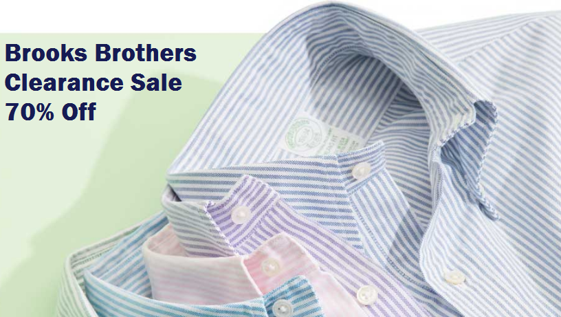 brooks brothers clearance sale