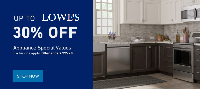 lowes appliances sale