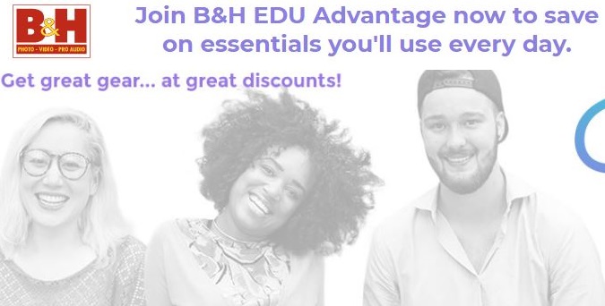 b and h photo student discount