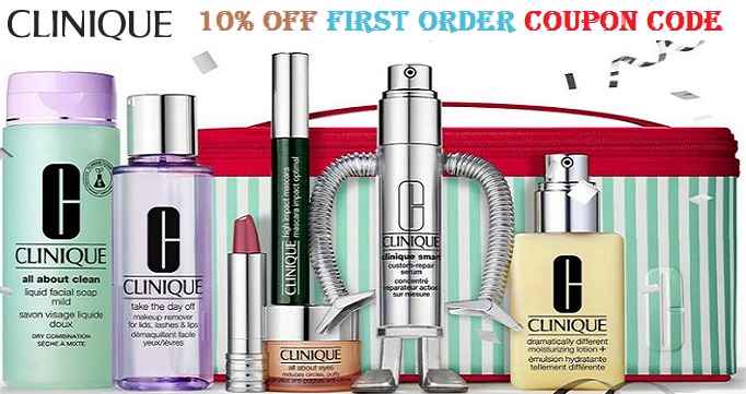 clinique coupon code first order