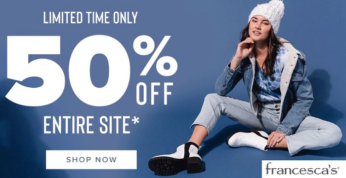 Francesca's 50 Off Sale Code