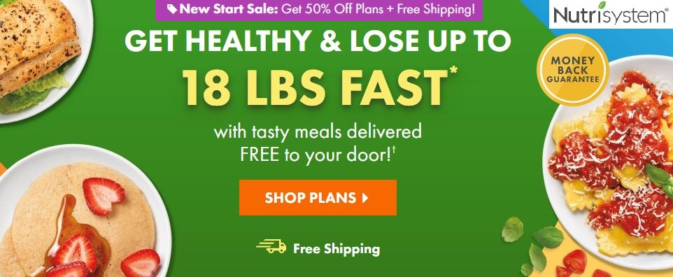 Nutrisystem sale 50 off