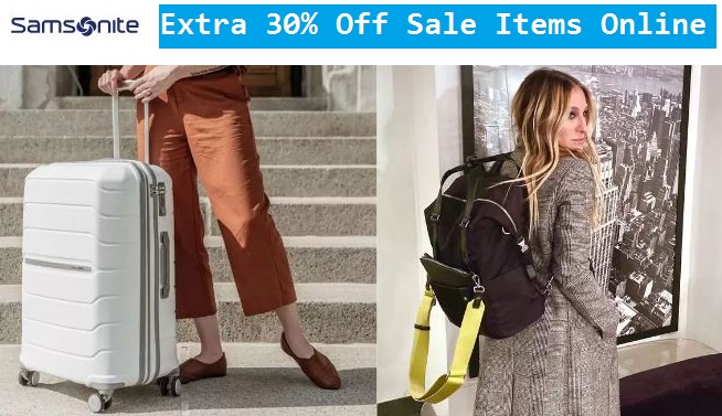 samsonite sale items coupon