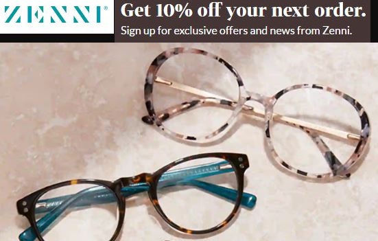 zenni optical email sign up discount