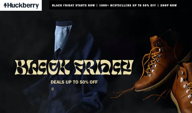 Huckberry Black Friday Deals 2020