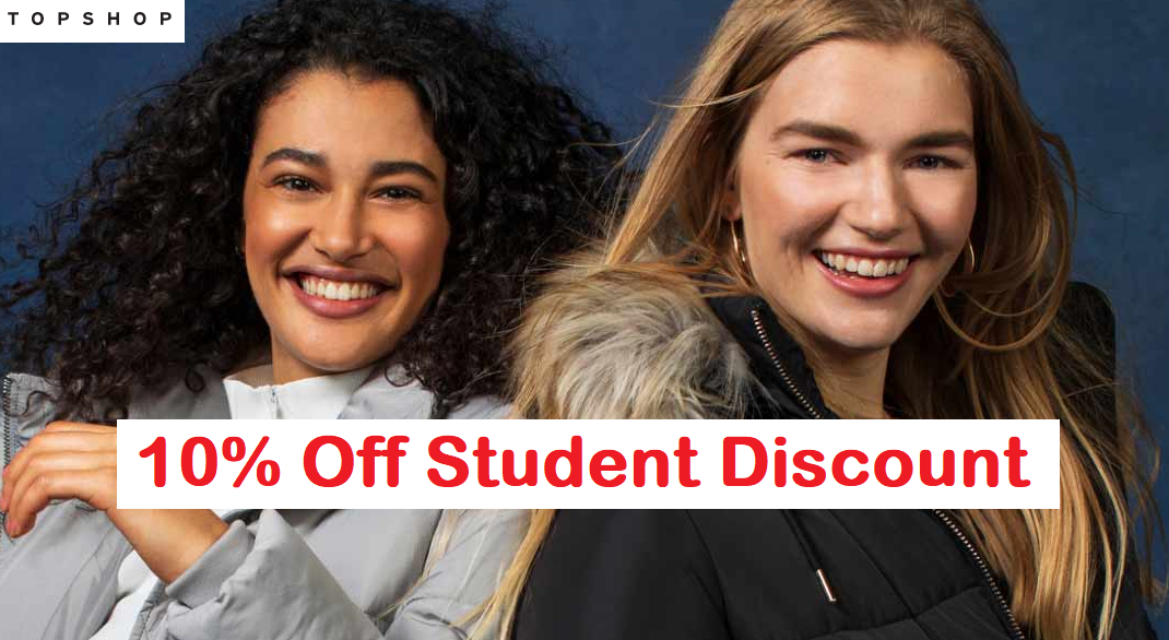 Topshop student discount code