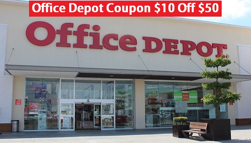 Office Depot Coupon $10 Off $50