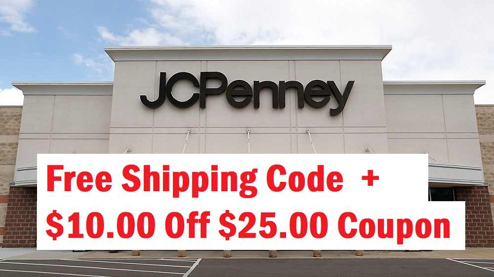 jcpenney free shipping code no minimum