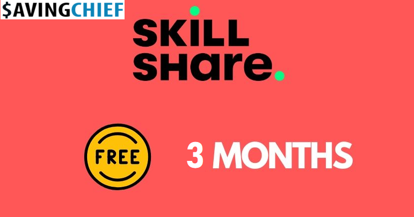 skillshare 3 months free