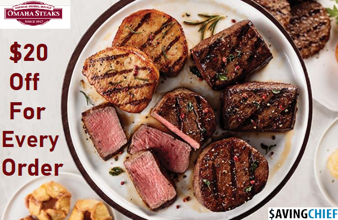 omaha steaks $20 coupon code