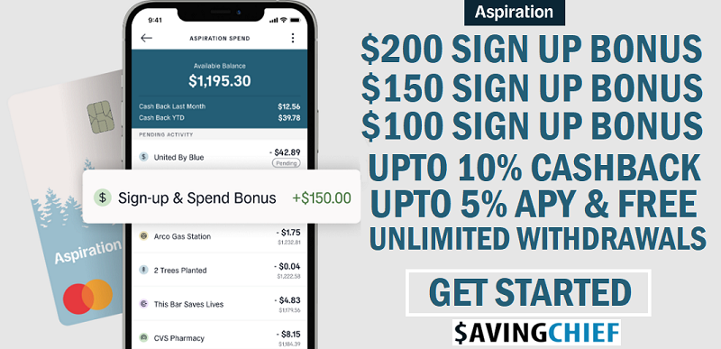 aspiration sign up bonus