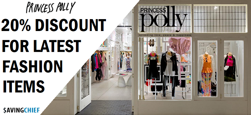 princess polly 20% discount code