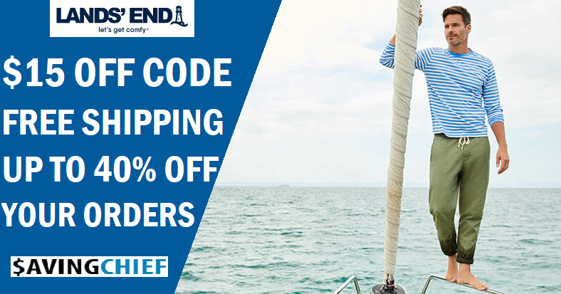 Lands End coupon code $15 off