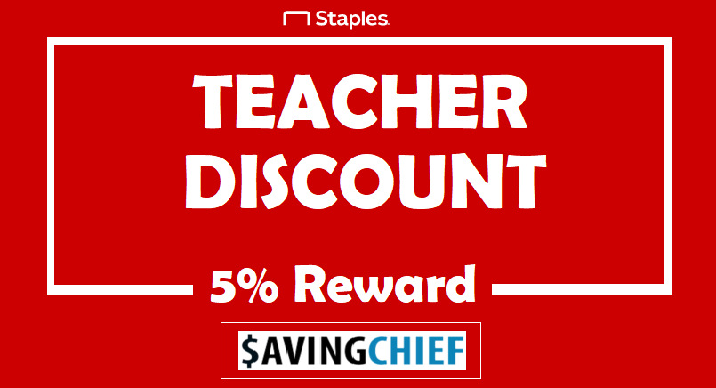 Staples teacher discount
