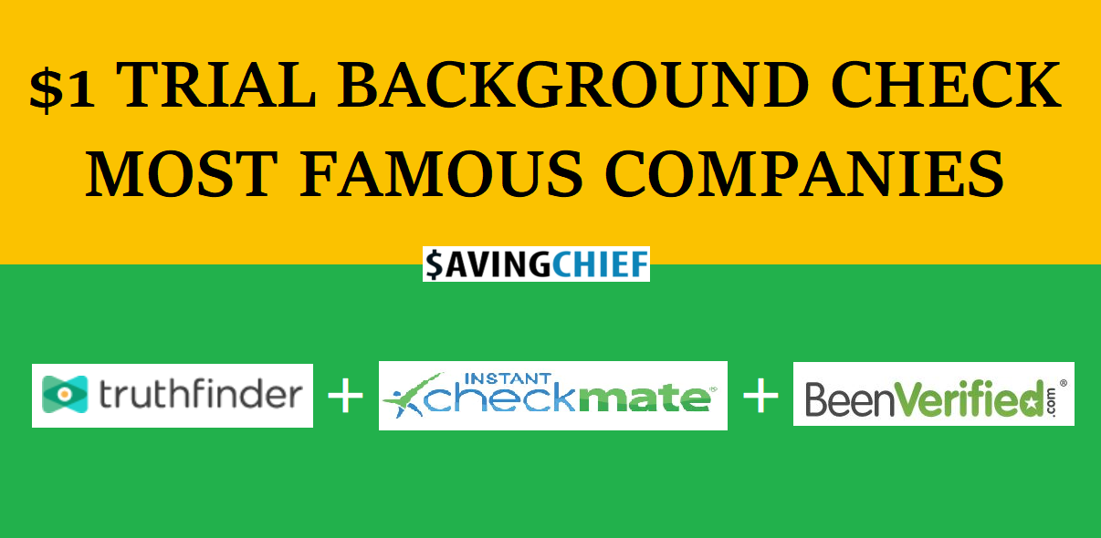 $1 trial background check