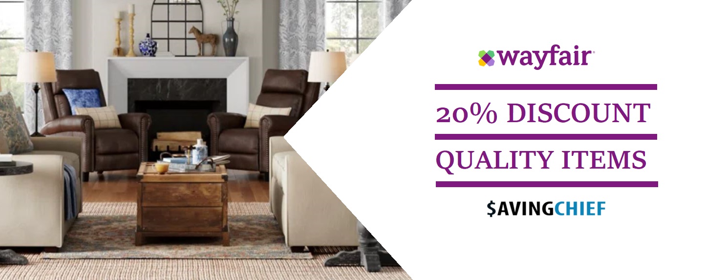 Wayfair coupon code 20% off any order