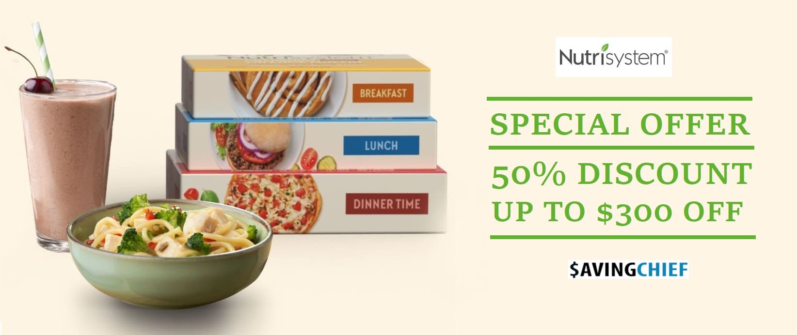 Nutrisystem $300 Off