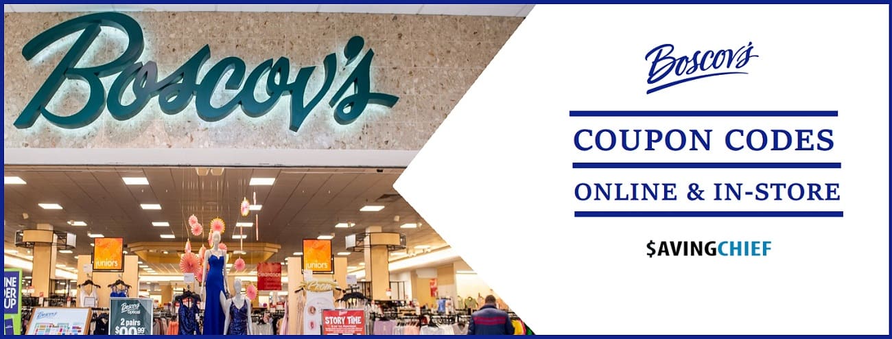 Boscov's coupon code 30% off online
