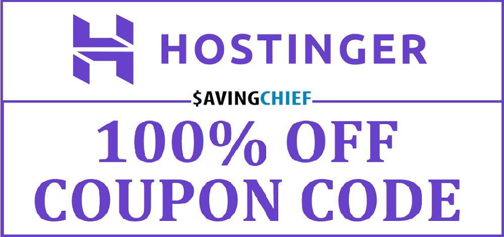 hostinger 100% off coupon code