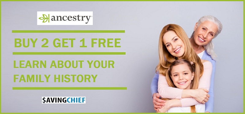 Ancestry buy 2 get 1 free