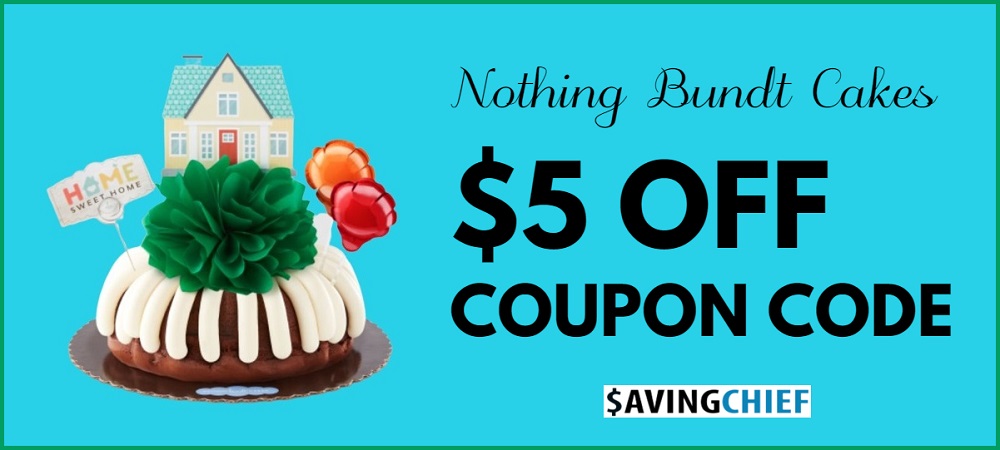 Nothing Bundt Cakes coupon $5 off